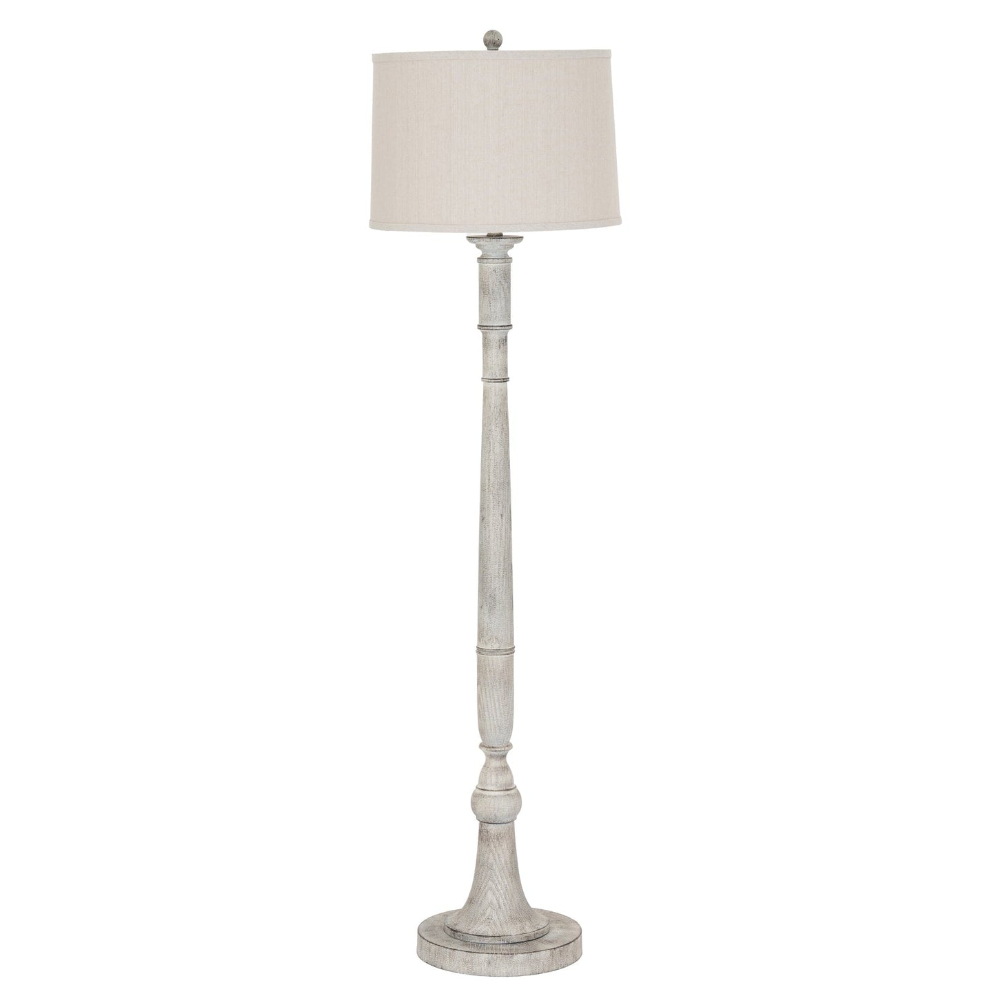Stella Floor Lamp With Linen Shade - Seasons Home Interiors