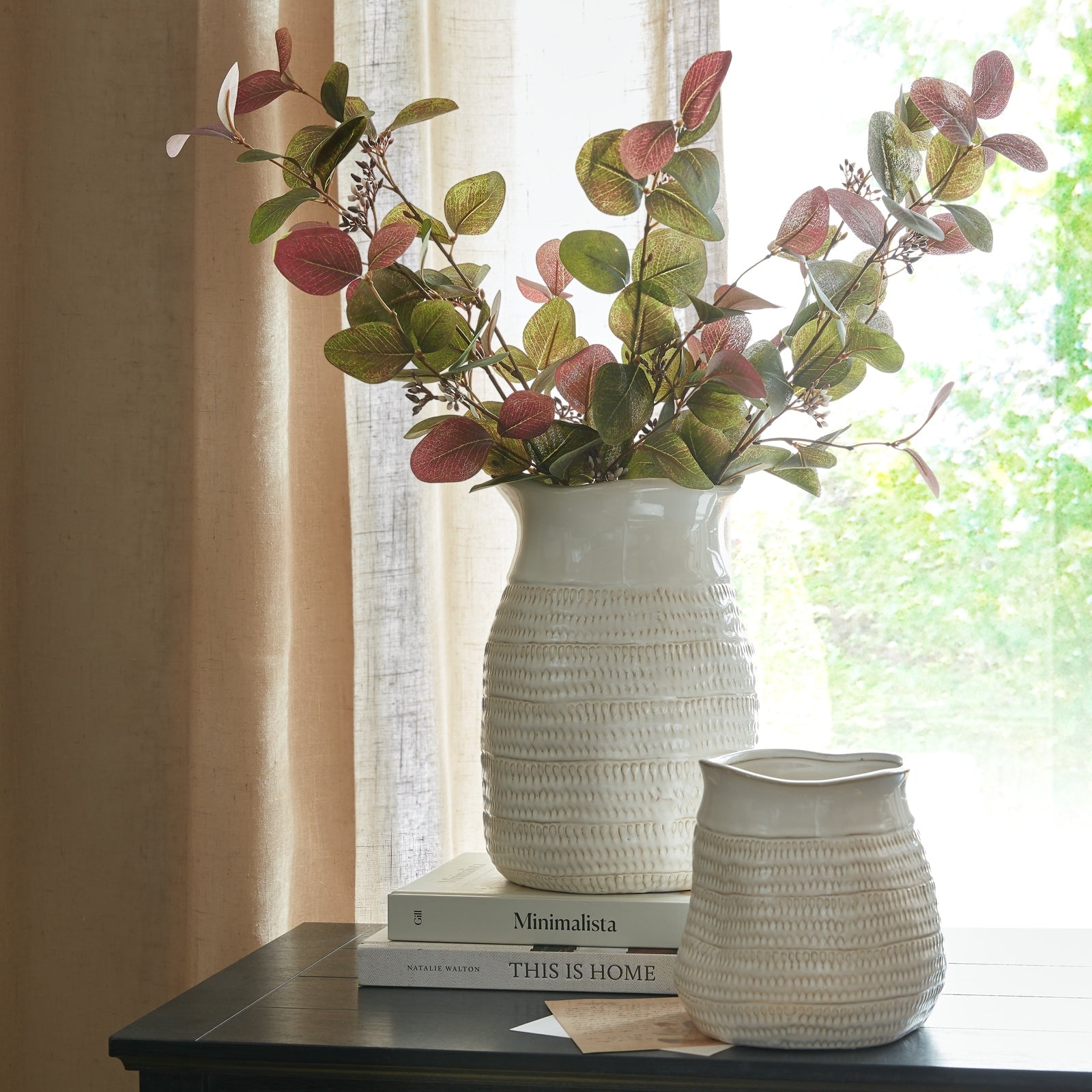 Tava Medium Hewn Vase - Seasons Home Interiors