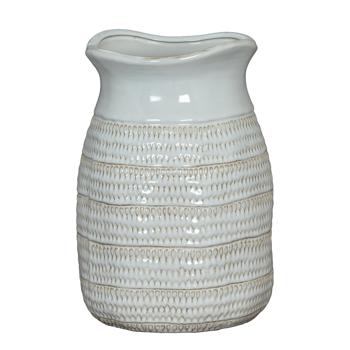 Tava Medium Hewn Vase - Seasons Home Interiors