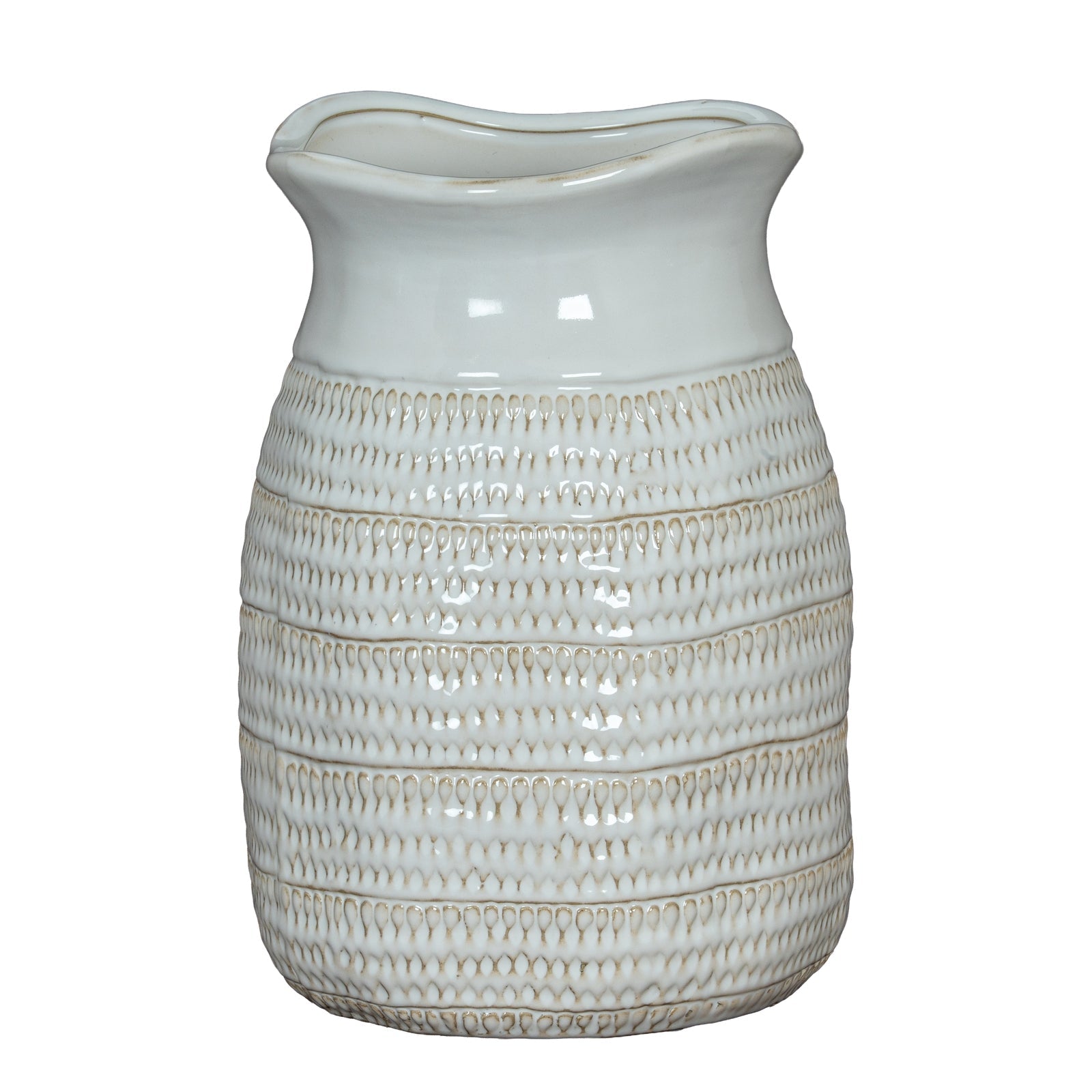 Tava Medium Hewn Vase - Seasons Home Interiors