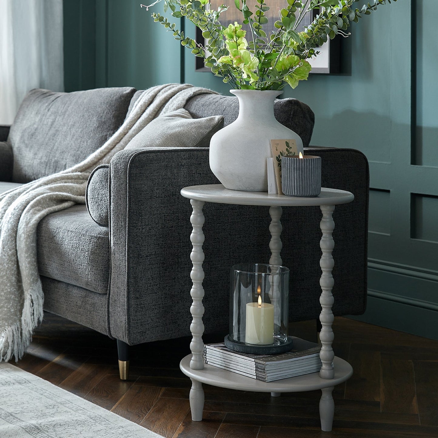 The Camden Collection Round Side Table - Seasons Home Interiors