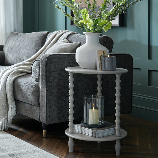The Camden Collection Round Side Table - Seasons Home Interiors