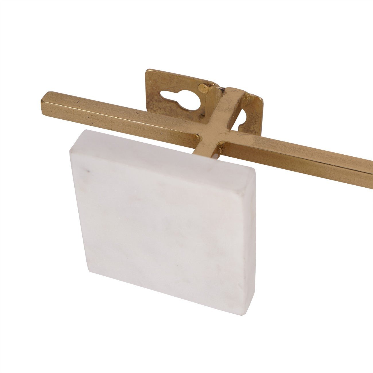 The Genoa Iron and Marble Three Wall Hanger - Seasons Home Interiors