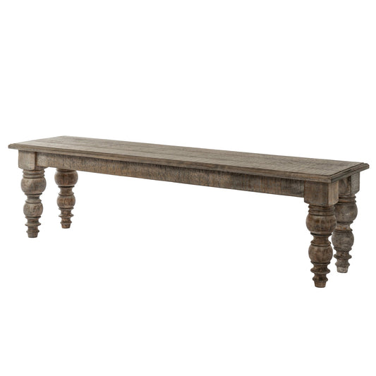 The Rutland Collection Rectangular Bench - Seasons Home Interiors