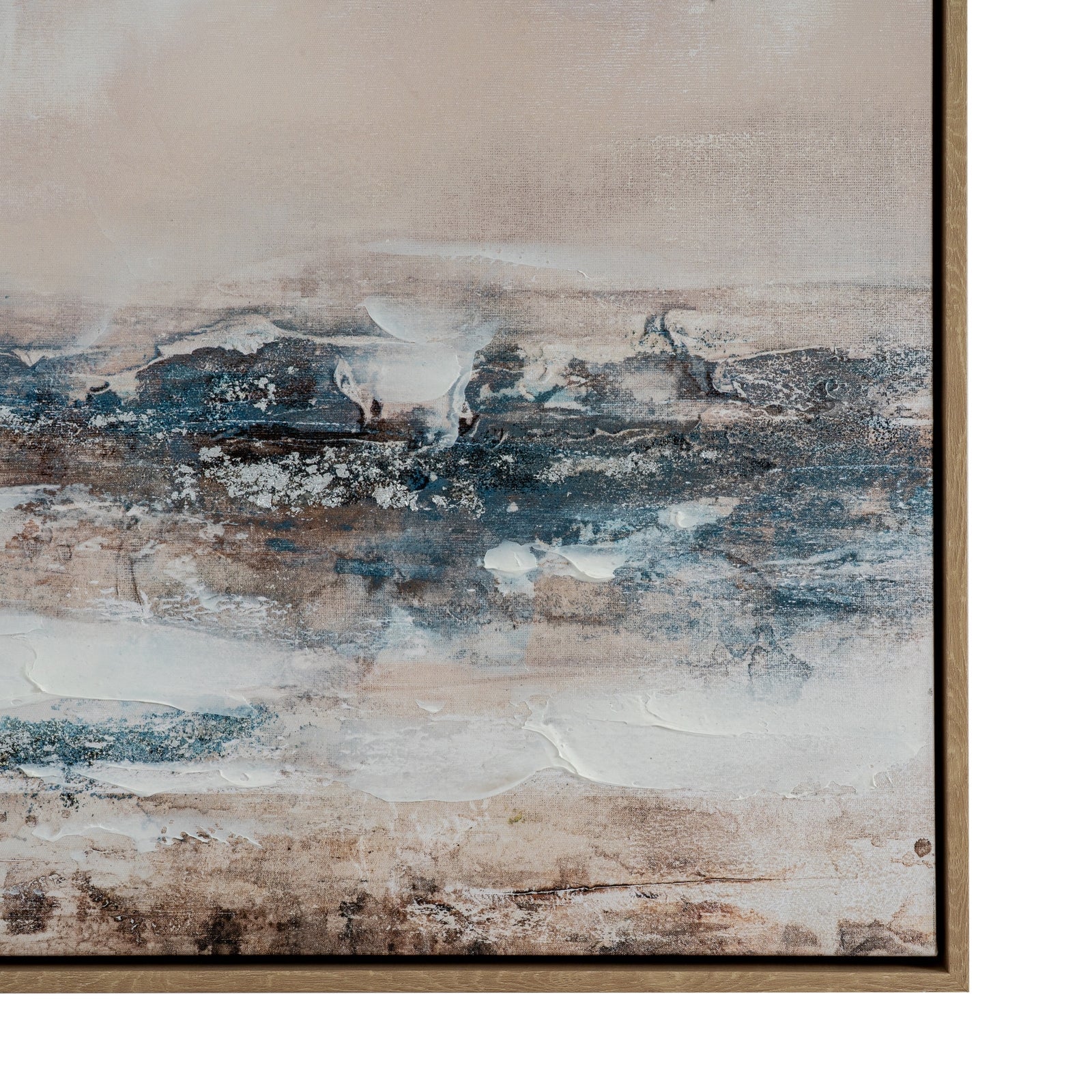 Veydra Hand Painted Canvas In Frame - Seasons Home Interiors