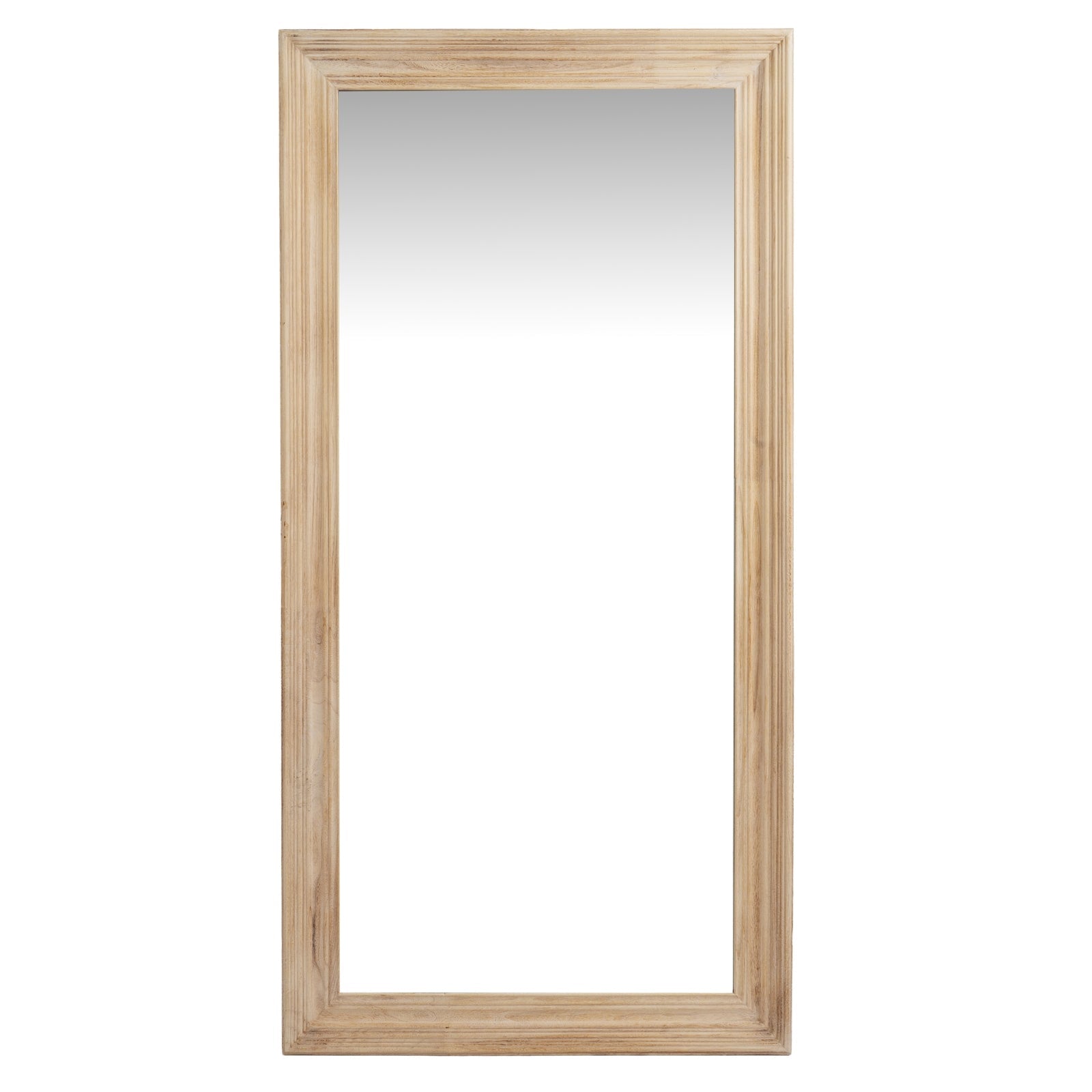 Washed Wood Framed Mirror - Seasons Home Interiors